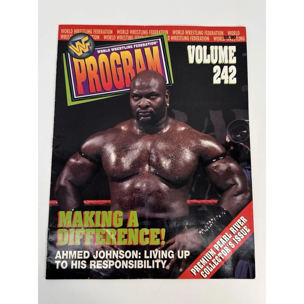 1997‎ WF World Wrestling Federation Program #242 Pearl River Collector's Issue